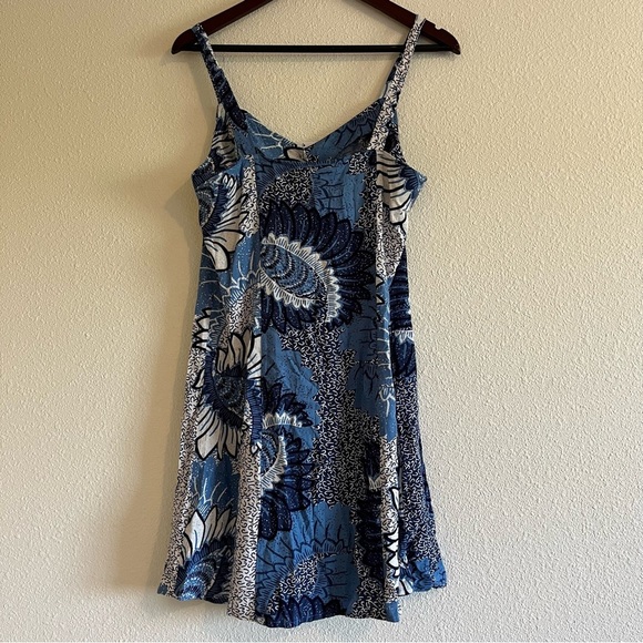 NWT Size 4 Blue Button Through Mini Slip Dress - Picture 9 of 10